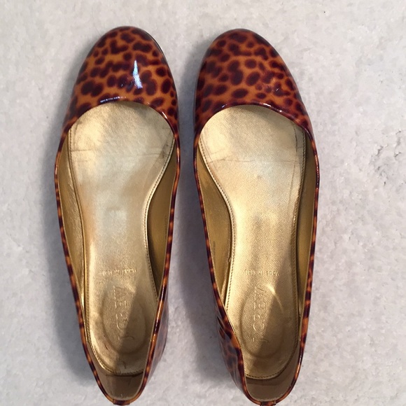 J. Crew Shoes - J Crew Patent Tortoise Ballet Flats